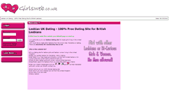Desktop Screenshot of girlsweb.co.uk